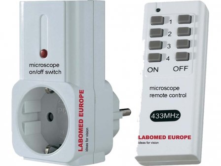 Microscope power switch on/off