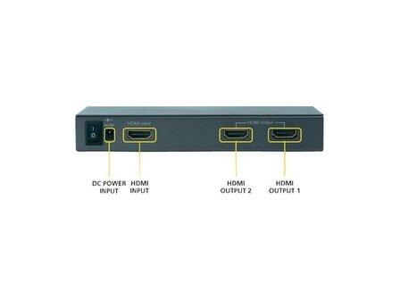 HDMI - 2x HDMI splitter/repeat, 4K/3D