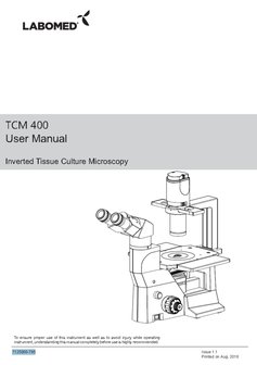 Manual de usuario TCM400