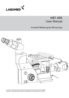 User Manual MET400