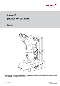 Servicehandleiding Luxeo 6Z