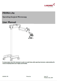 User Manual PRIMA lite