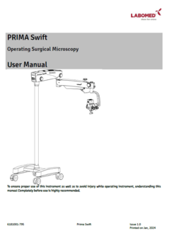 Gebruikershandleiding PRIMA swift