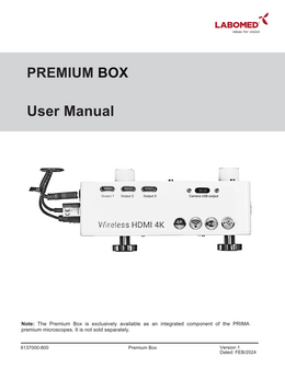 Gebruikershandleiding Premium box