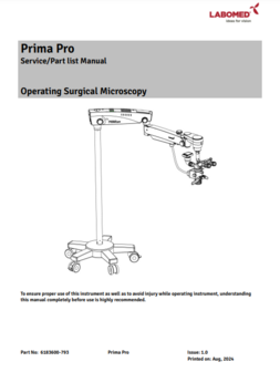 Servicemanual Prima pro