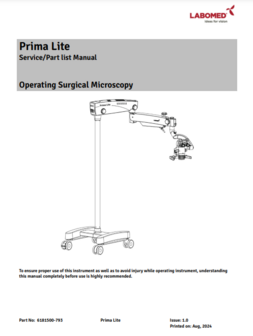 Servicehandleiding Prima lite