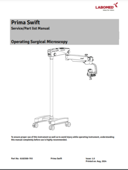 Service Manual Prima swift