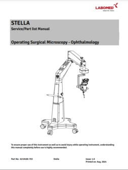 Servicemanual Stella OPH