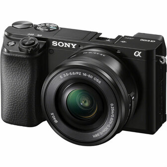 Upgrade Lumix naar Sony A6100 body, zwart