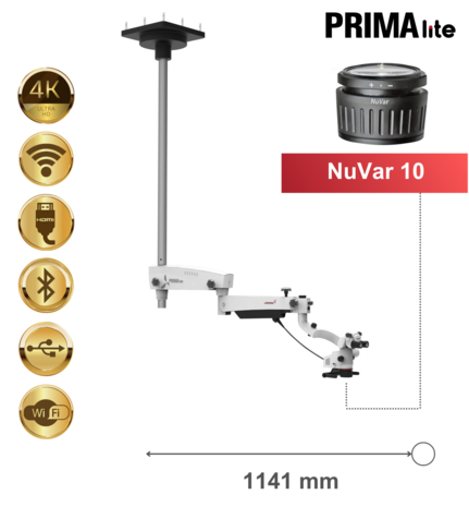 PRIMA lite Premium, montaje a techo, NuVar 10