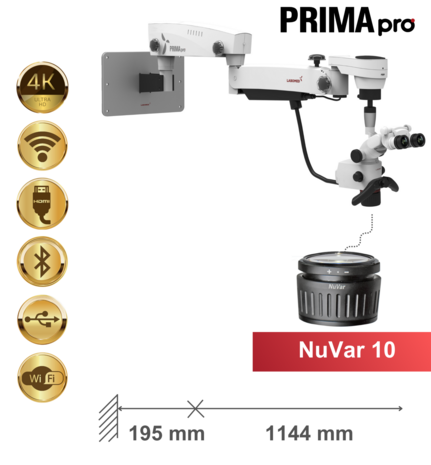 Prima pro Premium, wall mount, NuVar 10