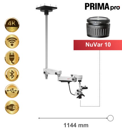 Prima pro Premium, ceiling mount, NuVar 10